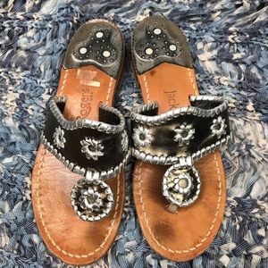 Jack Rogers Metallic Sandals